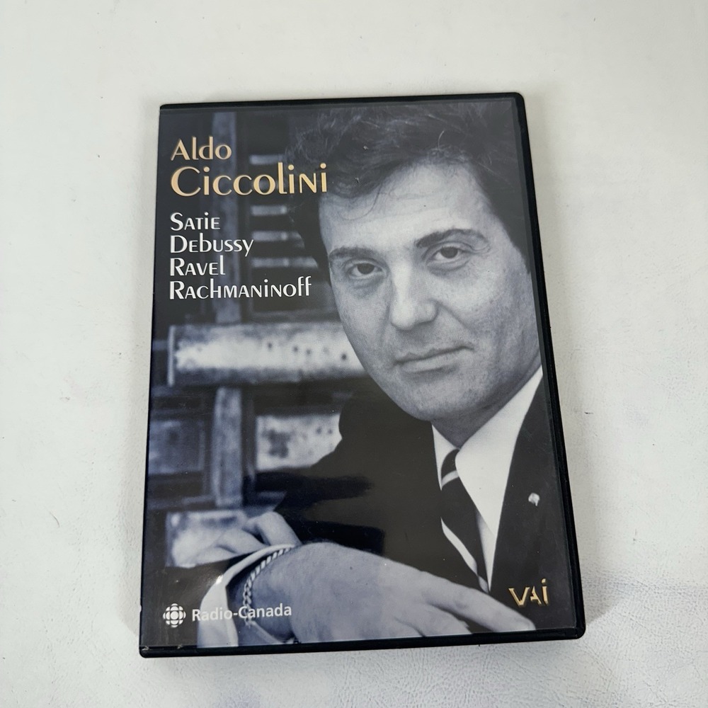 Aldo Ciccolini: Satie/Debussy/Ravel/Rachmaninoff DVD‎
